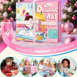 Kids Art Set with Easel