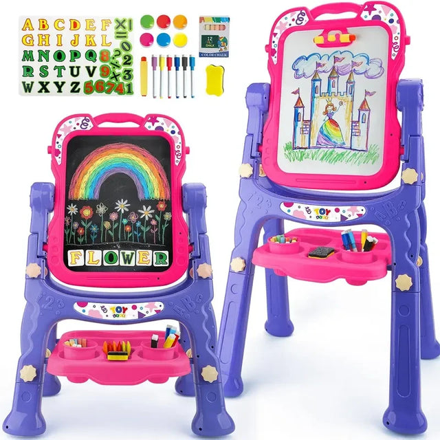 Pink Kids Art Easel