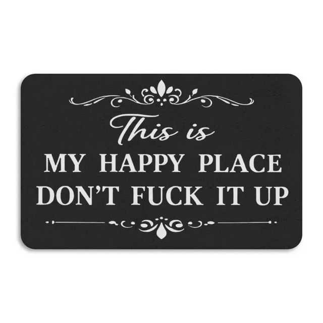 Sarcastic Front Door Mat