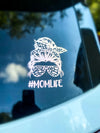 Mom Life Holographic Car Decal