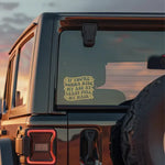 Sarcastic Tailgating Vinyl Car Decal