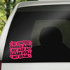 Sarcastic Tailgating Vinyl Car Decal