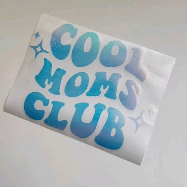 Cool Moms Club Car Decal