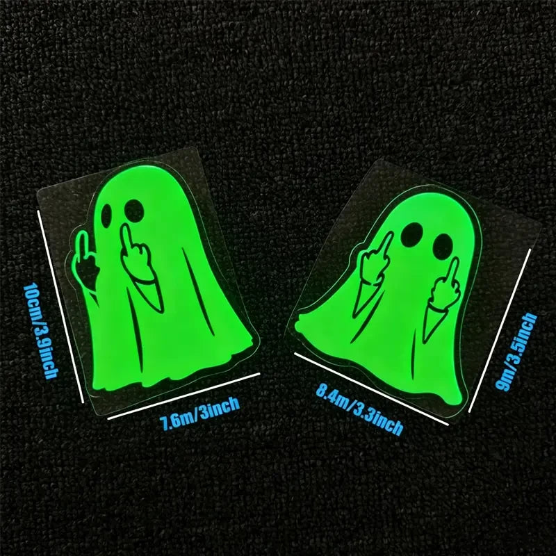 Fluorescent Ghost Car Window Decal