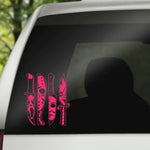Horror Villains Car Decal
