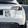 Horror Villains Car Decal