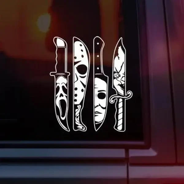 Horror Villains Car Decal