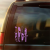 Horror Villains Car Decal