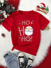Santa Claus Print Holiday T-Shirt