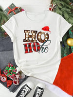 Santa Claus Print Holiday T-Shirt