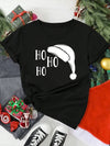 Santa Claus Print Holiday T-Shirt