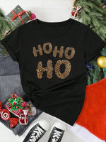 Santa Claus Print Holiday T-Shirt