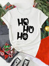 Santa Claus Print Holiday T-Shirt