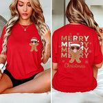 Gingerbread Christmas Graphic T-Shirt