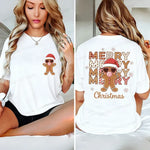 Gingerbread Christmas Graphic T-Shirt