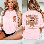Gingerbread Christmas Graphic T-Shirt