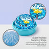 Glitter Ocean Dumpling Squishy Toy
