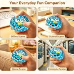 Glitter Ocean Dumpling Squishy Toy