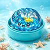 Glitter Ocean Dumpling Squishy Toy