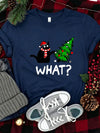 Funny Cat Christmas Graphic Tee