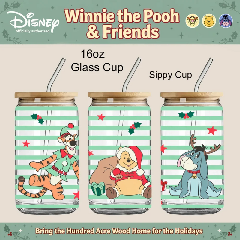 Disney Winnie the Pooh Glass Tumbler