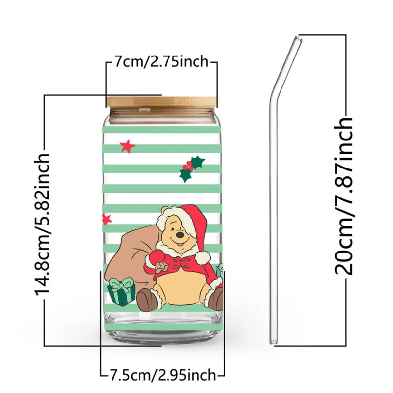 Disney Winnie the Pooh Glass Tumbler