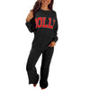 Fiery Red Corduroy Christmas Pajama Set