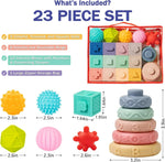 Jyusmile Soft Baby Teething Toy Set