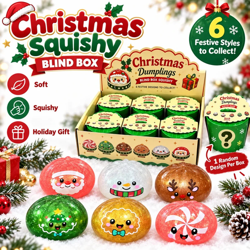 Christmas Dumpling Squishy Fidget Toy