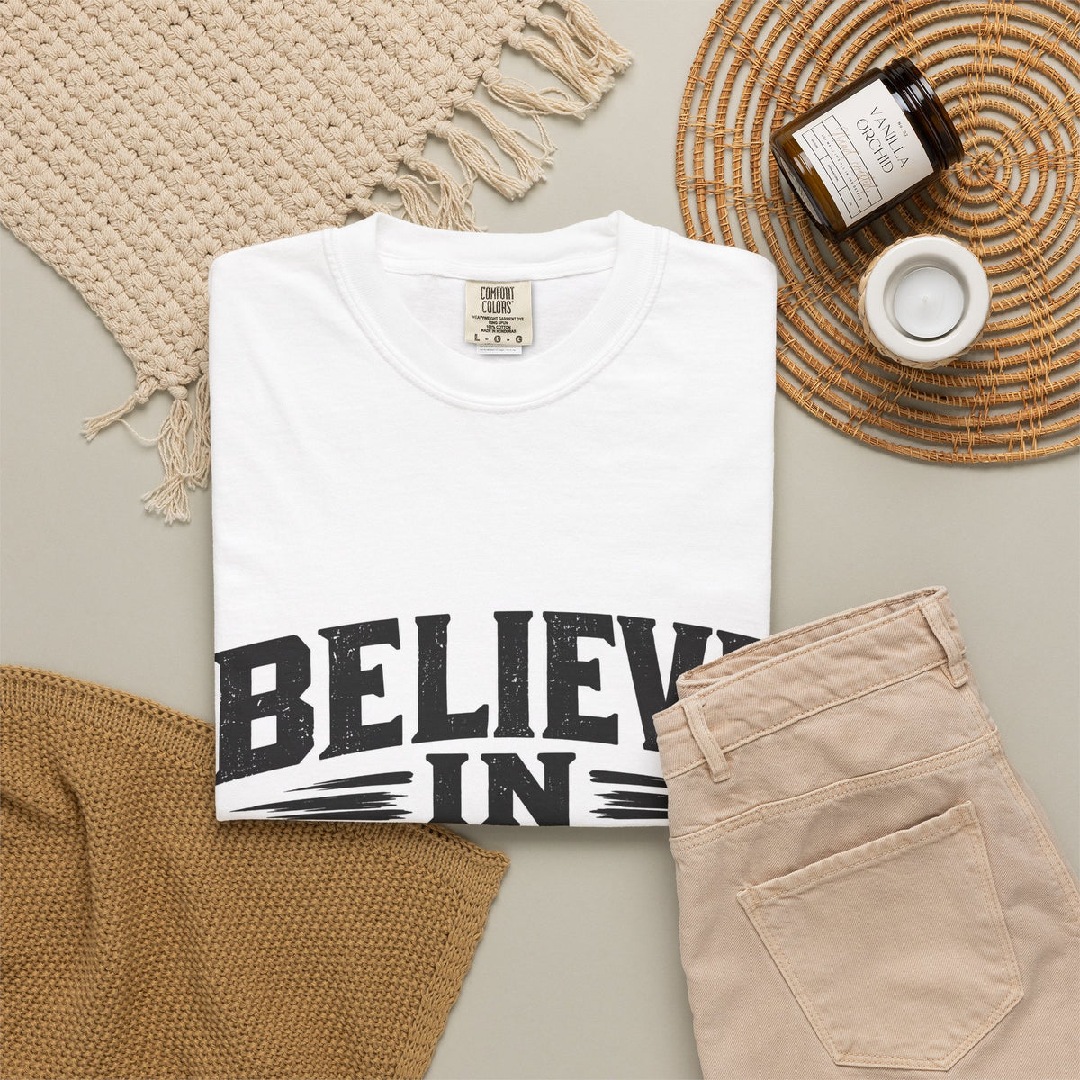 Thread Tumblrz Believe in Yourself Motivational Self-Love Graphic T-Shirt