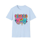 Overstimulated Mom Colorful Graphic T-Shirt