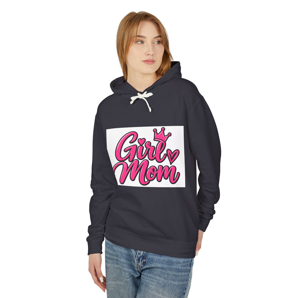 Thread Tumblrz Women's Girl Mom Pink Crown Mother's Day Pullover Hoodie