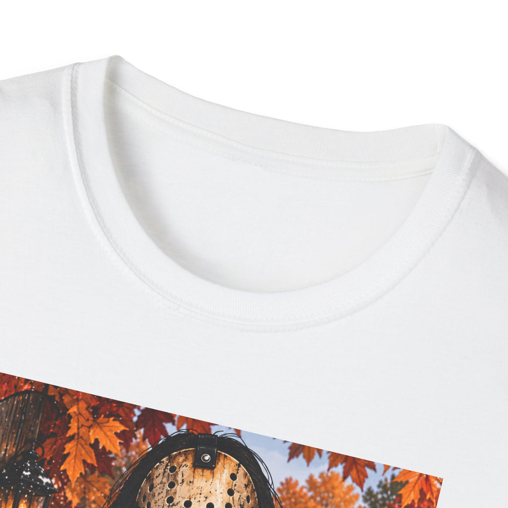 Thread Tumblrz Women's Mama Jason Horror Mom Halloween Fall Graphic T-Shirt