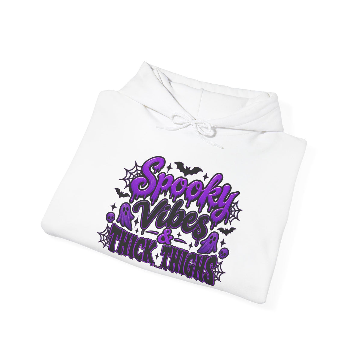 Thread Tumblrz Spooky Vibes Halloween Trick or Treat Graphic Pullover Hoodie