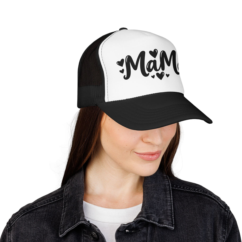 Thread Tumblrz Mama Foam Trucker Hat — Cute Heart Script Mom Cap | Mother's Day Gift
