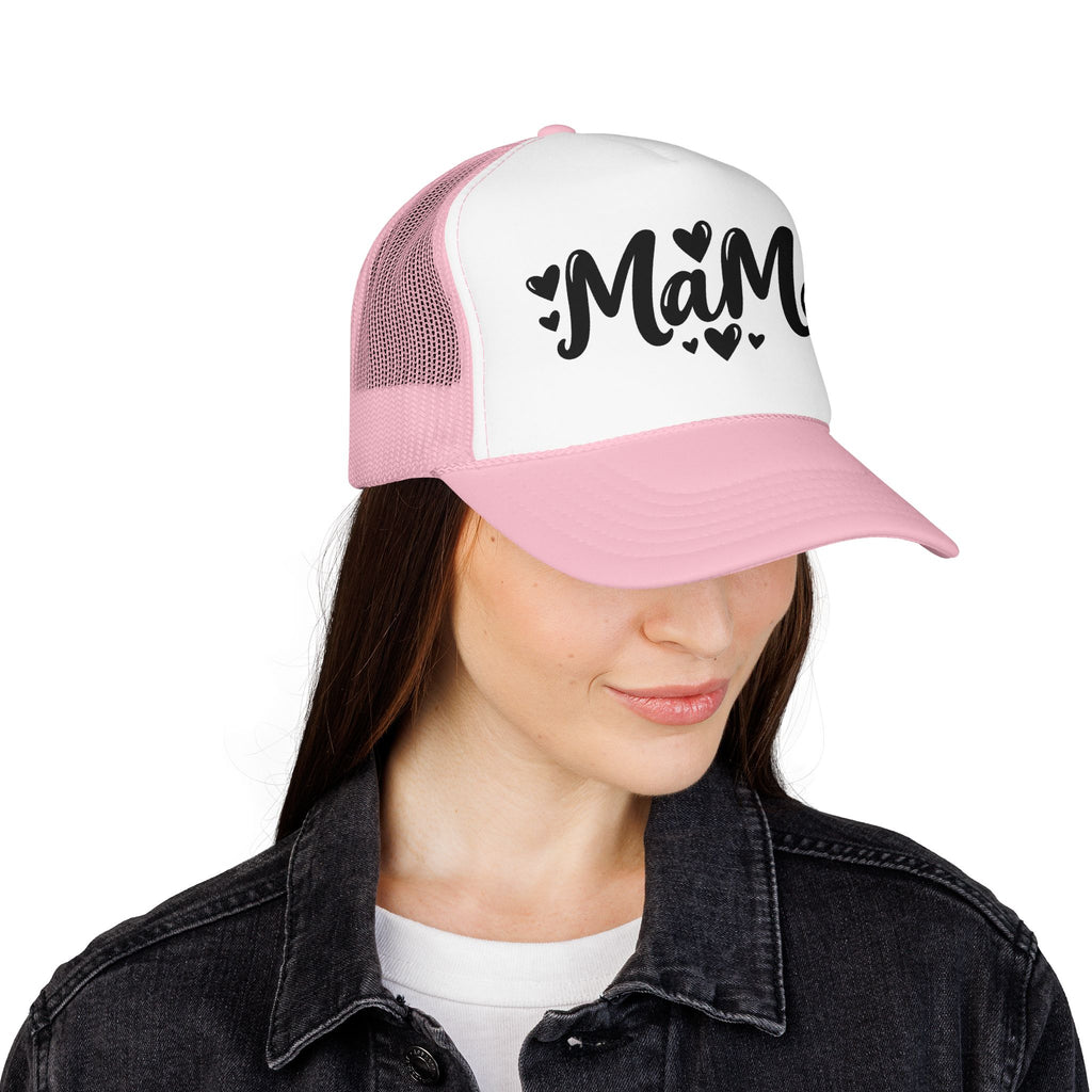 Thread Tumblrz Mama Foam Trucker Hat — Cute Heart Script Mom Cap | Mother's Day Gift