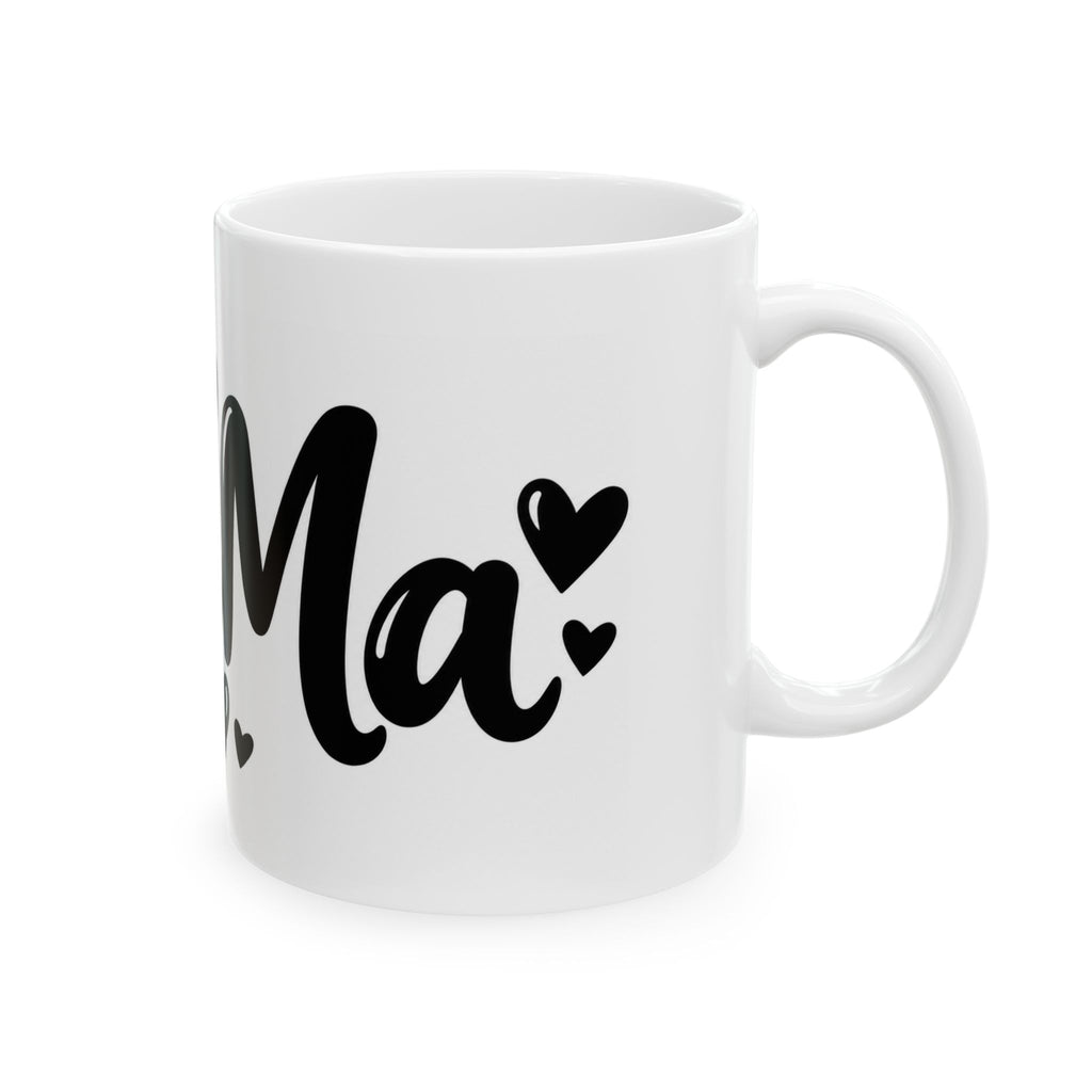 Thread Tumblrz Mama Heart Ceramic Coffee & Tea Mug (11oz & 15oz) — Mother's Day Gift