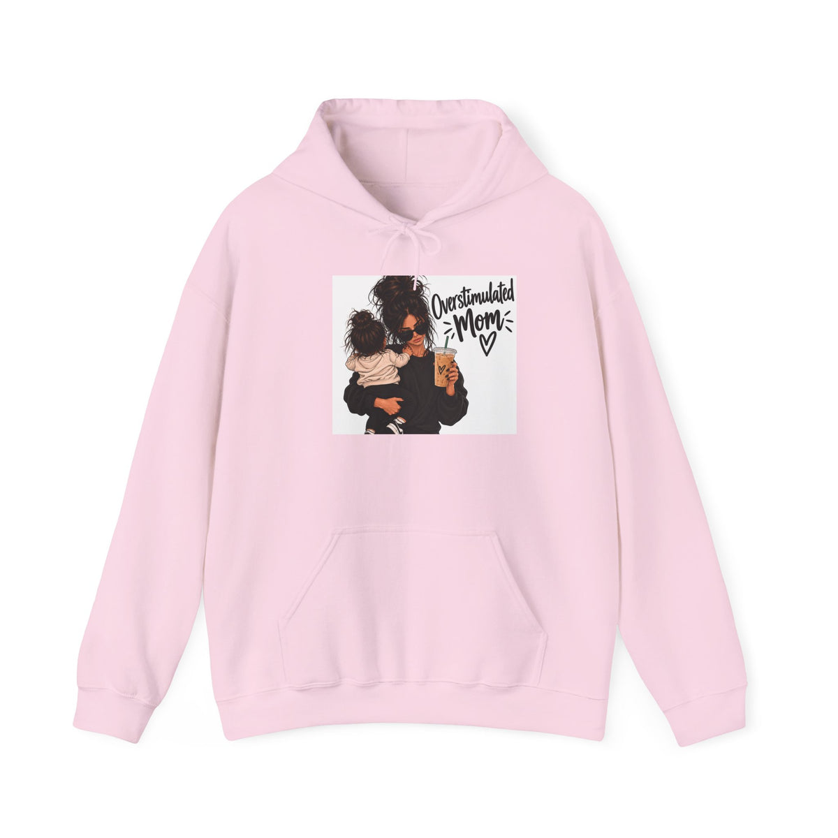 Thread Tumblrz Women's Overwhelmed Mom Cozy Pullover Hoodie — New Mom Gift