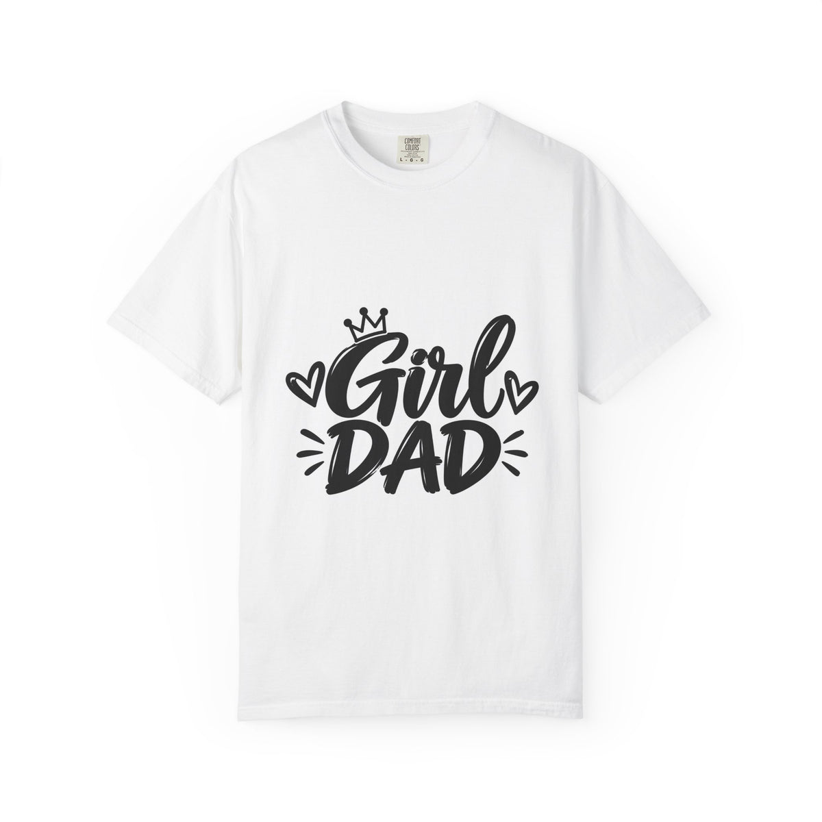 Thread Tumblrz Men's Girl Dad Daddy of Daughters Crown & Hearts Graphic T-Shirt — Father's Day