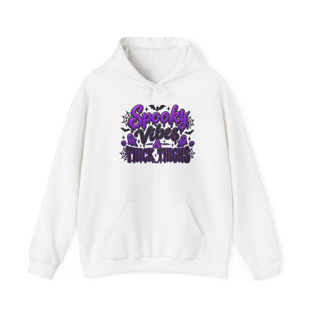 Thread Tumblrz Spooky Vibes Halloween Trick or Treat Graphic Pullover Hoodie