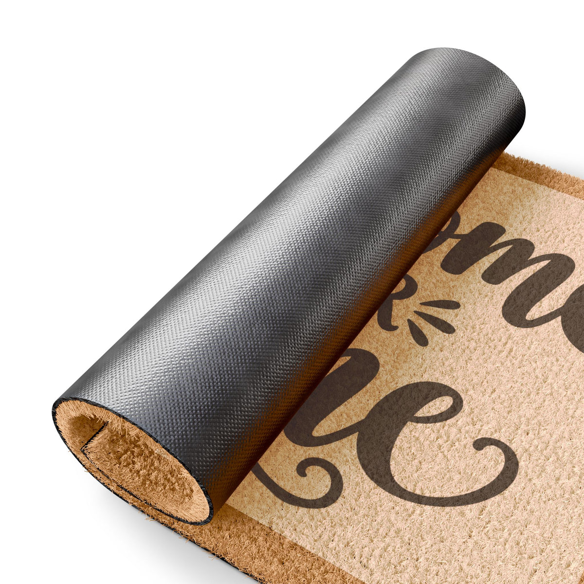 Welcome To Our Home Doormat — Rustic Coir Welcome Mat for Front Door