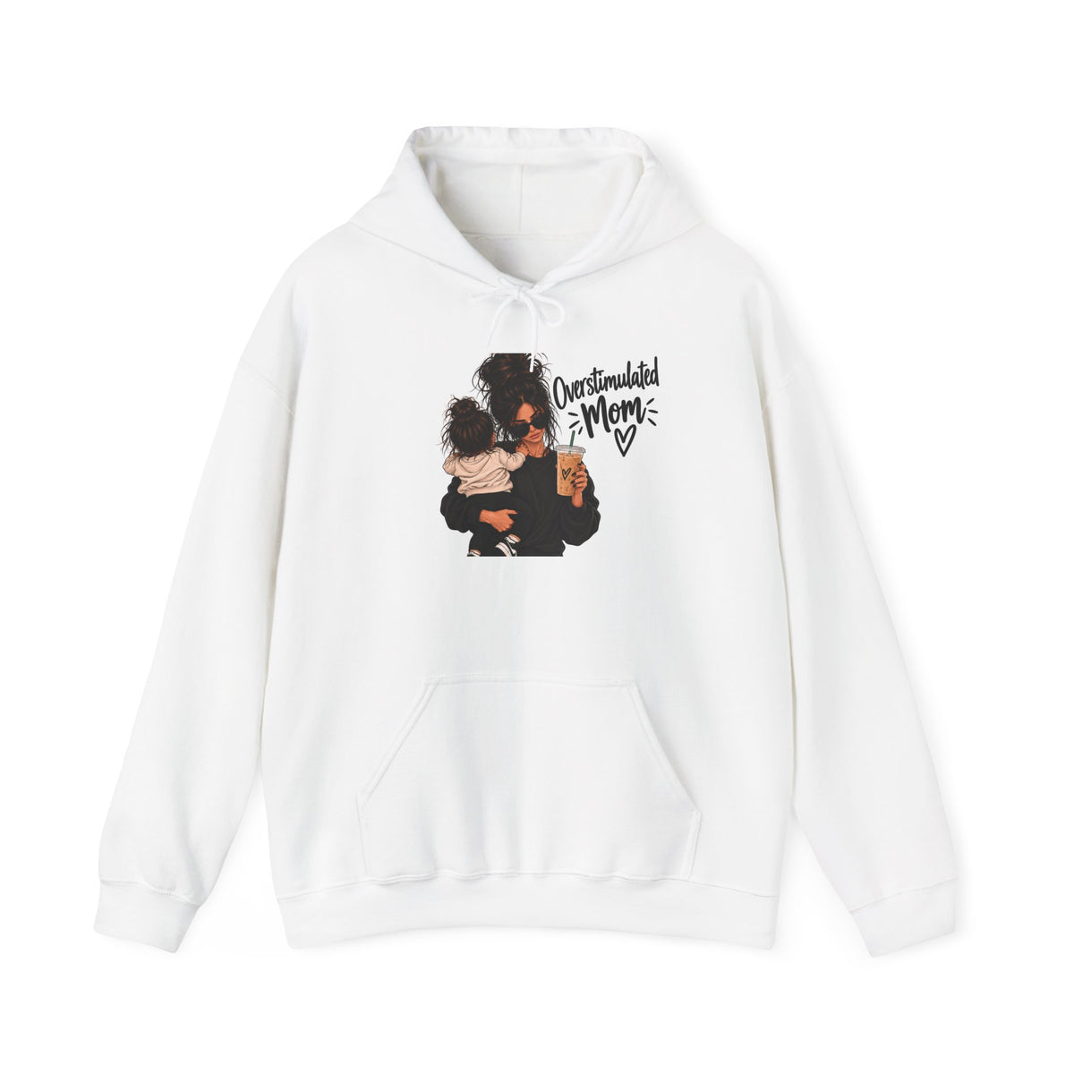 Thread Tumblrz Women's Overwhelmed Mom Cozy Pullover Hoodie — New Mom Gift