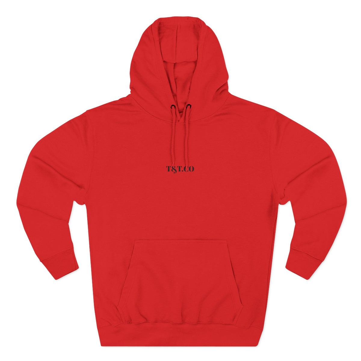 Thread Tumblrz Minimalist Logo Lightweight White Fleece Pullover Hoodie