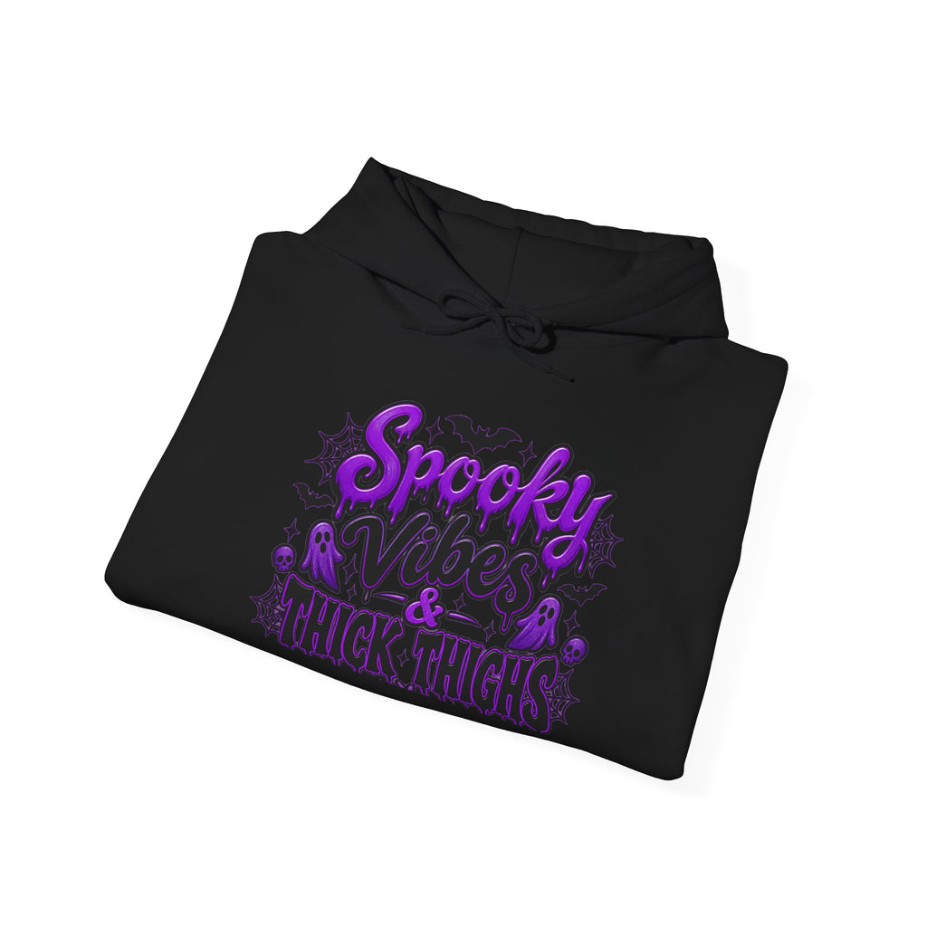 Thread Tumblrz Spooky Vibes Halloween Trick or Treat Graphic Pullover Hoodie