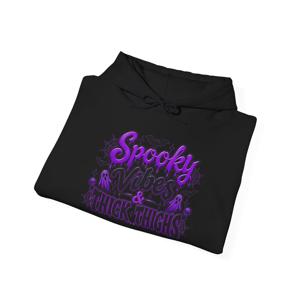 Thread Tumblrz Spooky Vibes Halloween Trick or Treat Graphic Pullover Hoodie