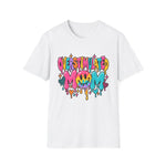 Overstimulated Mom Colorful Graphic T-Shirt