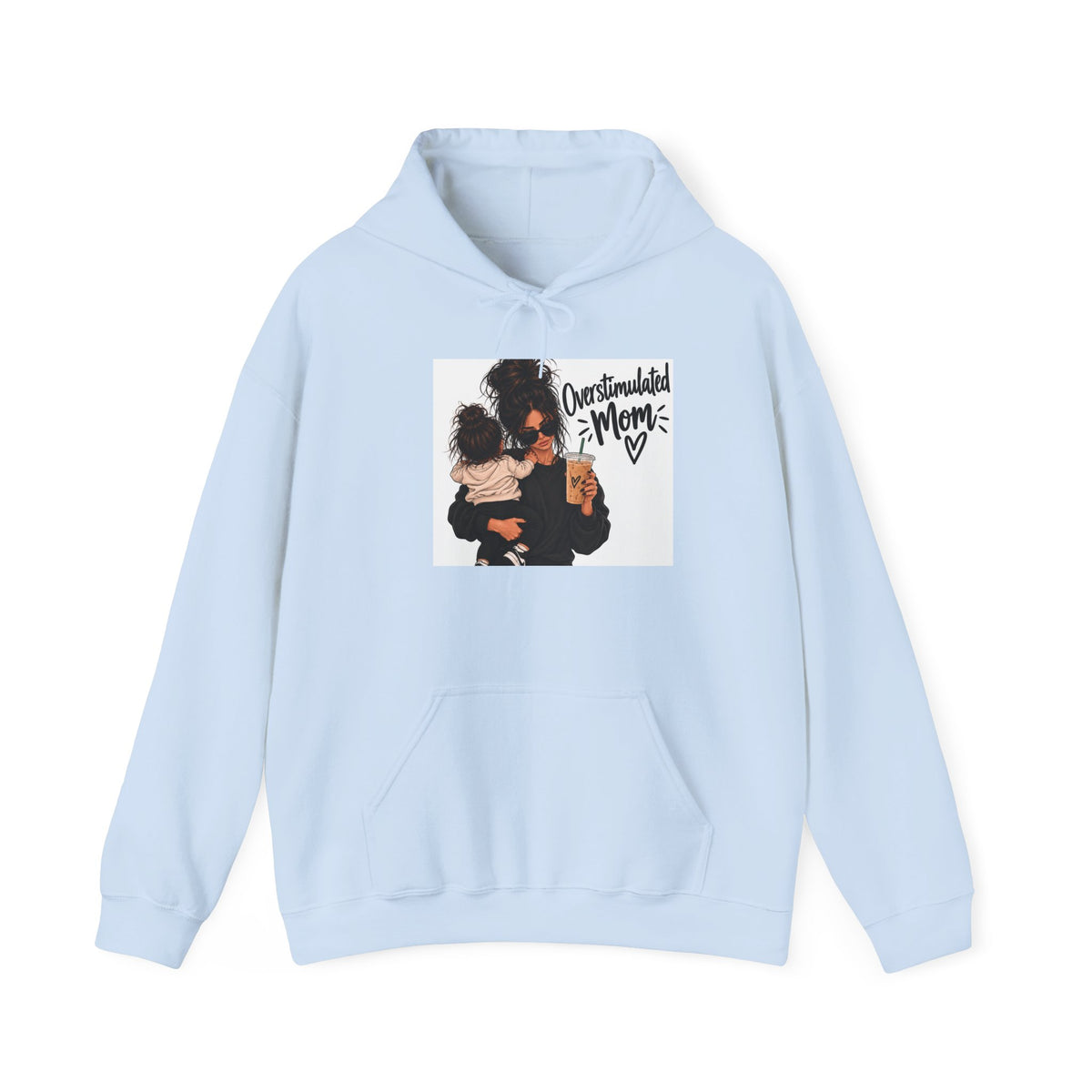 Thread Tumblrz Women's Overwhelmed Mom Cozy Pullover Hoodie — New Mom Gift