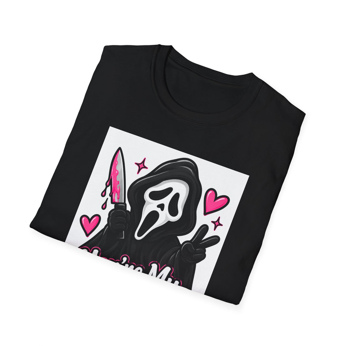 Thread Tumblrz Women's You're My Boo Cute Horror Valentine Scream Graphic T-Shirt