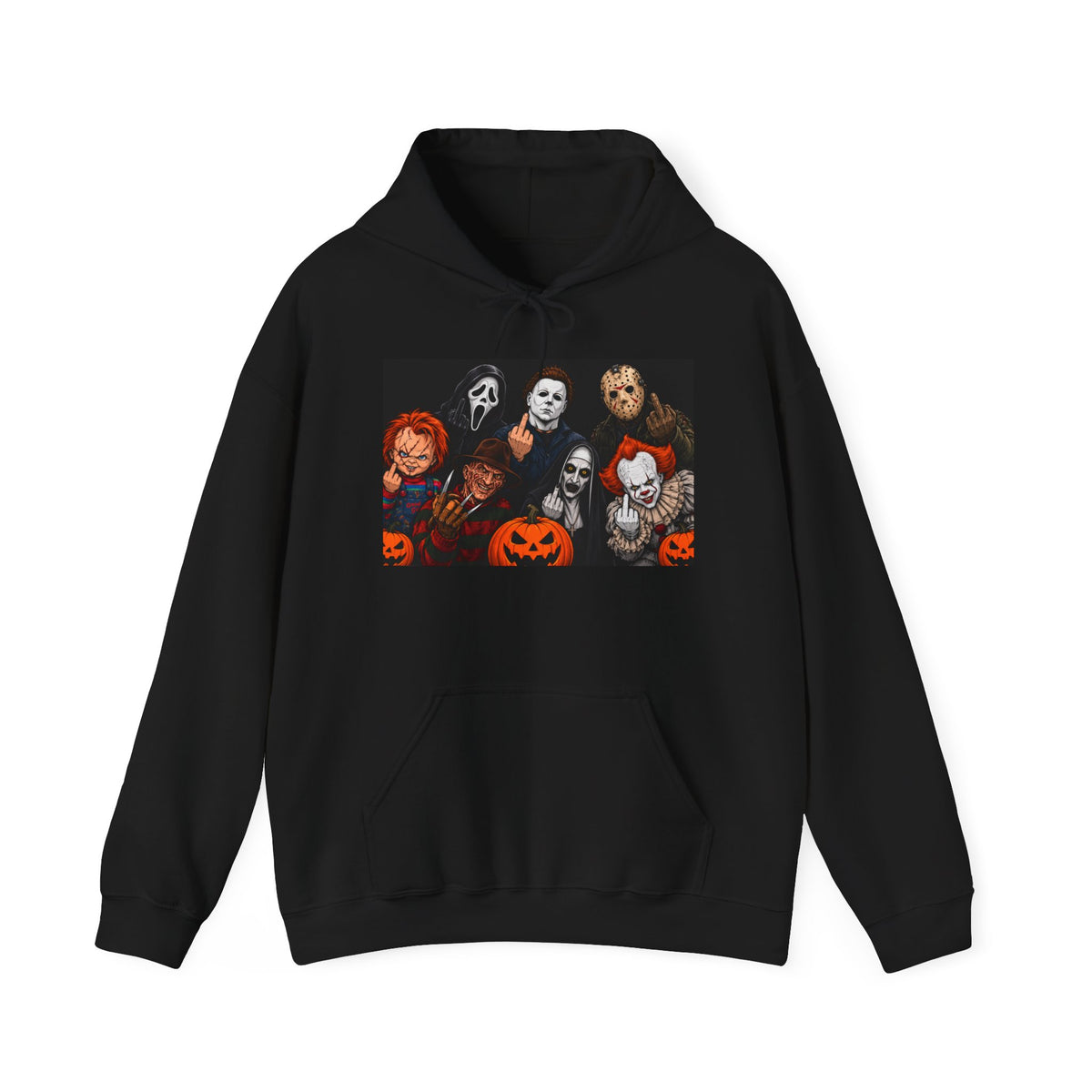 Thread Tumblrz Horror Movie Villains Slasher Characters Halloween Pullover Hoodie