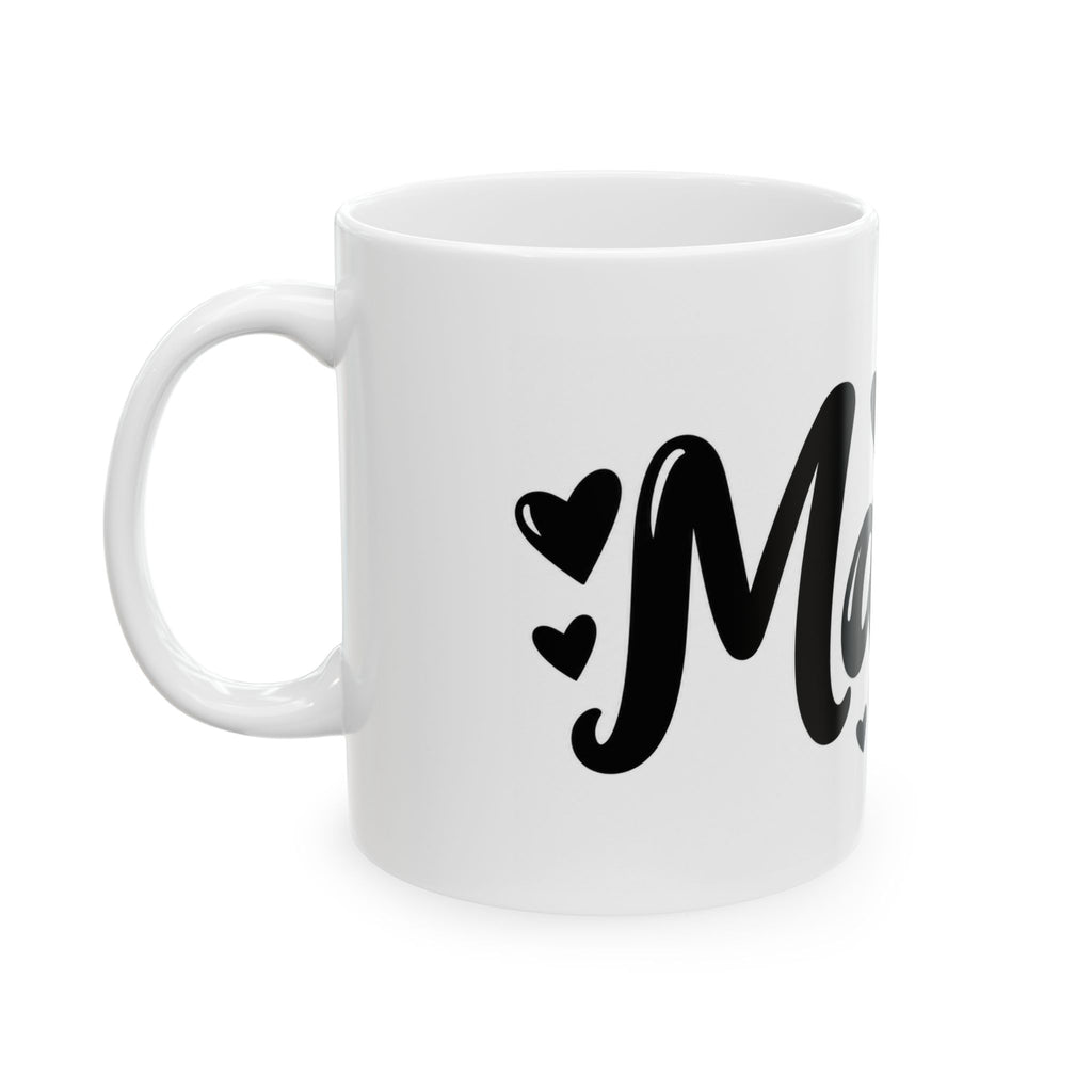 Thread Tumblrz Mama Heart Ceramic Coffee & Tea Mug (11oz & 15oz) — Mother's Day Gift